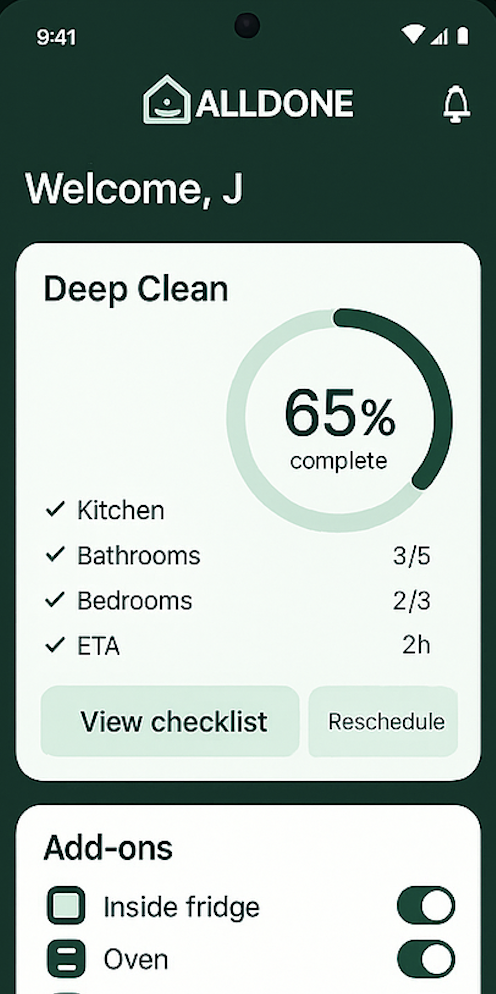 Deep Clean reference